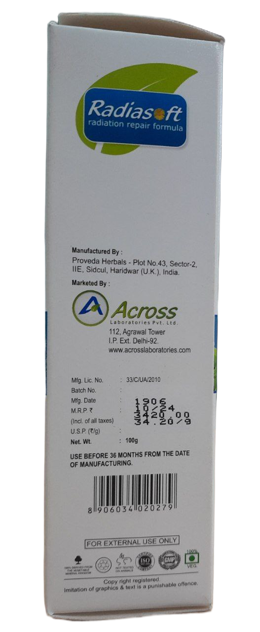 Radiation Repair Formula Cream Manufacturer in India
